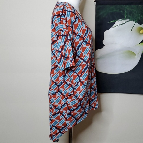 NWT Lularoe Irma Short Sleeve Tunic Top - Picture 4 of 6